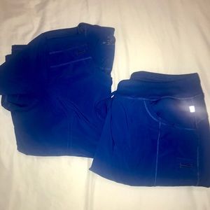 Royal Blue Scrub Set
